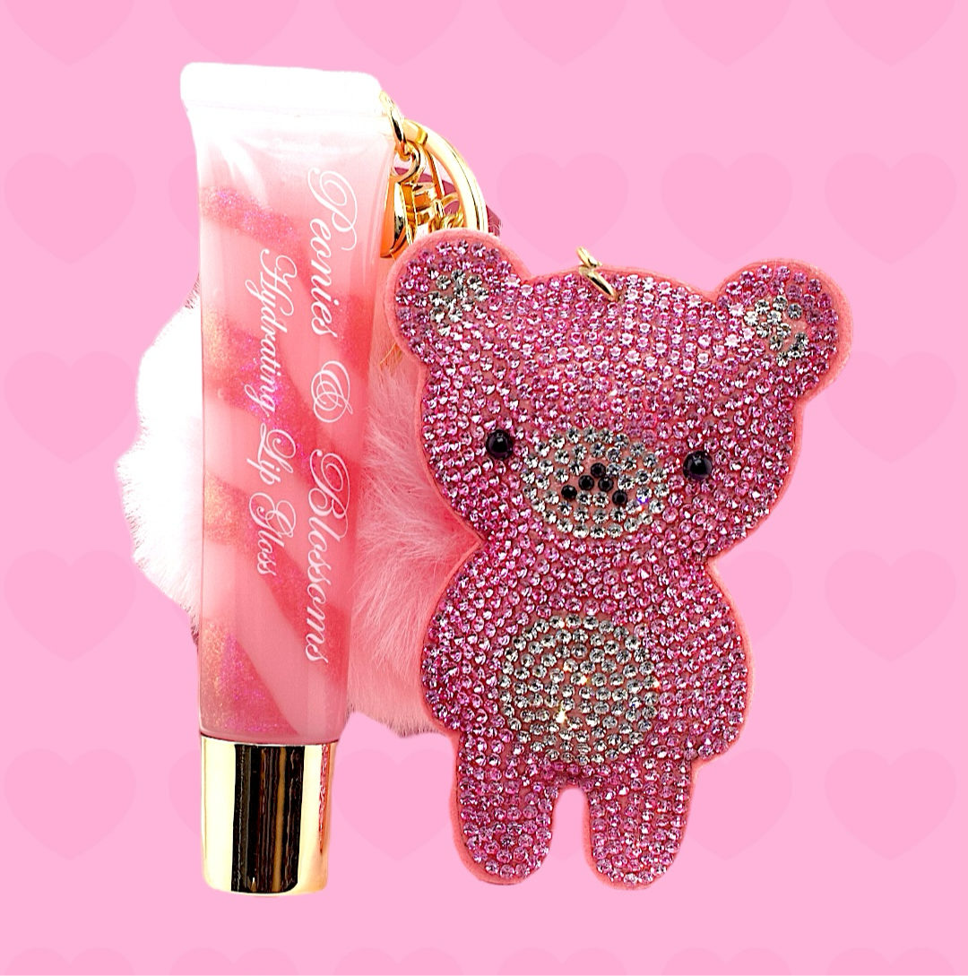 Bear Keychain Lip Gloss