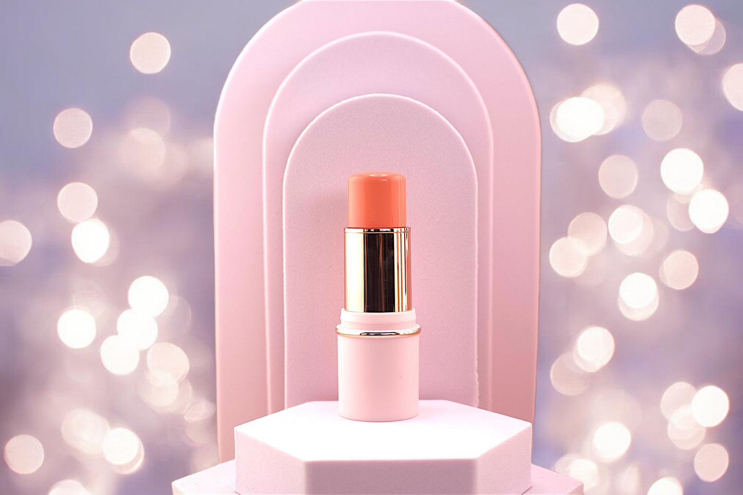 3 in 1 Blush Stick for Cheeks, Lips & Eyes. Perfect for the mom on the go or the frequent traveler TSA Approved