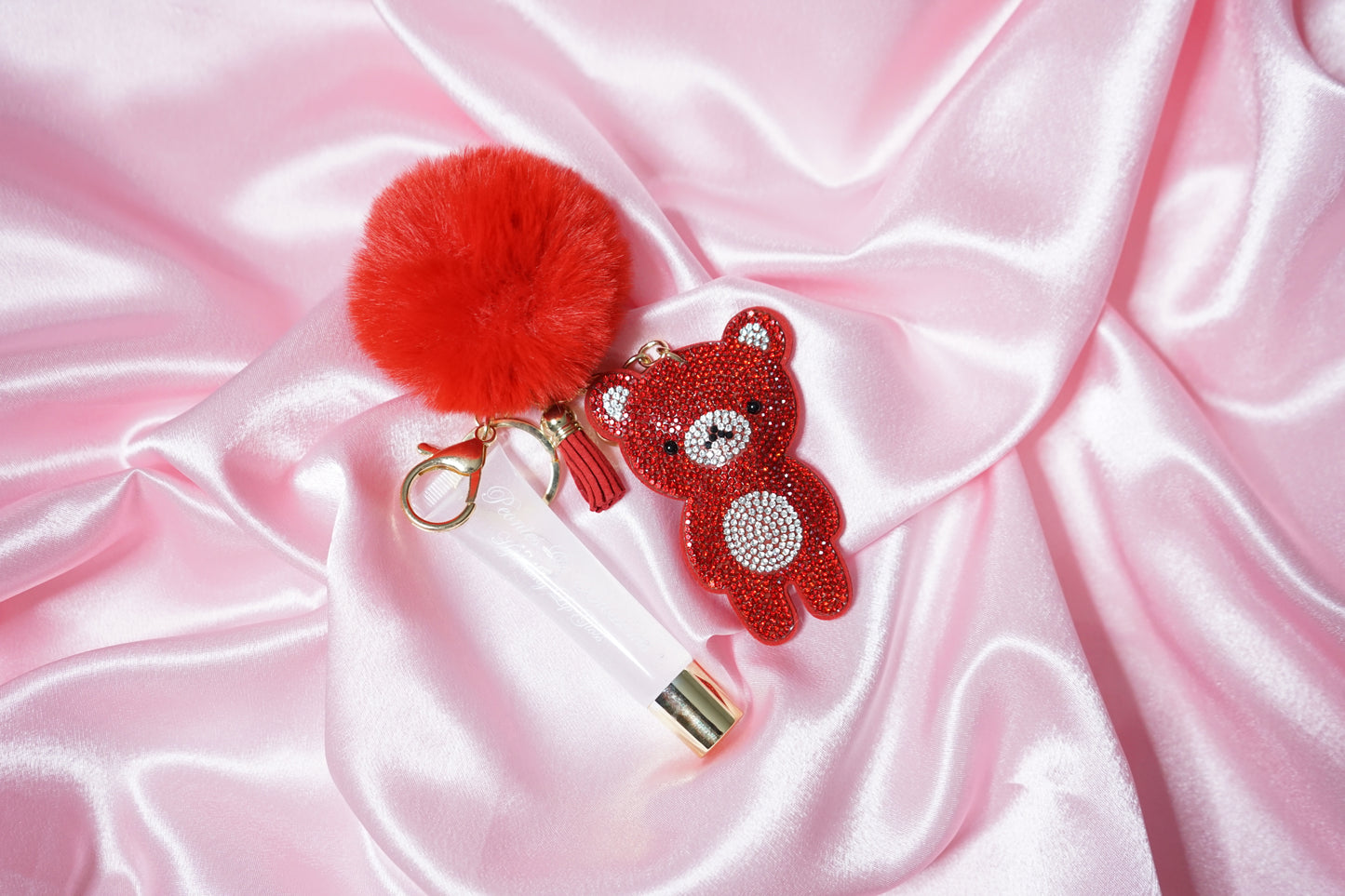 Bear Keychain Lip Gloss